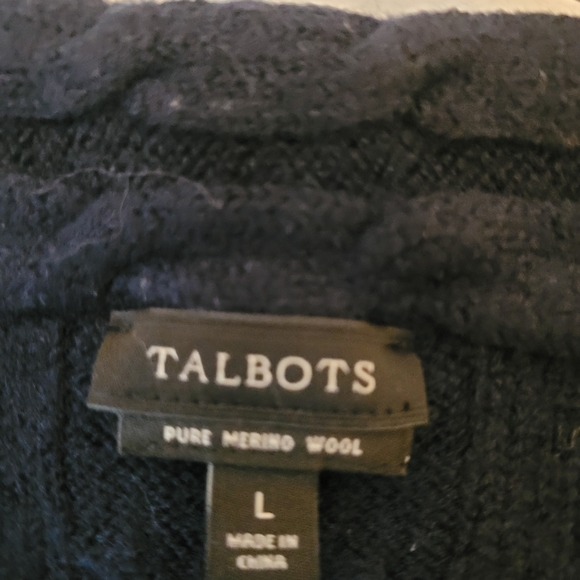 Talbots soft knit sweater jacket - Picture 3 of 4
